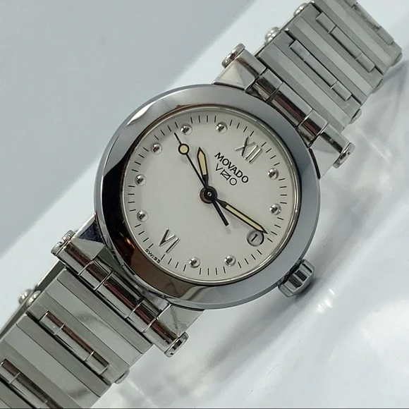 Movado Vizio Ladys Wristwatch Quartz Movement Bracelet Band